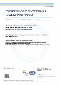 ISO 14001:2015 SK
